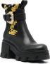 Versace Jeans Couture Sophie 85mm decorative-buckle boots Black - Thumbnail 2