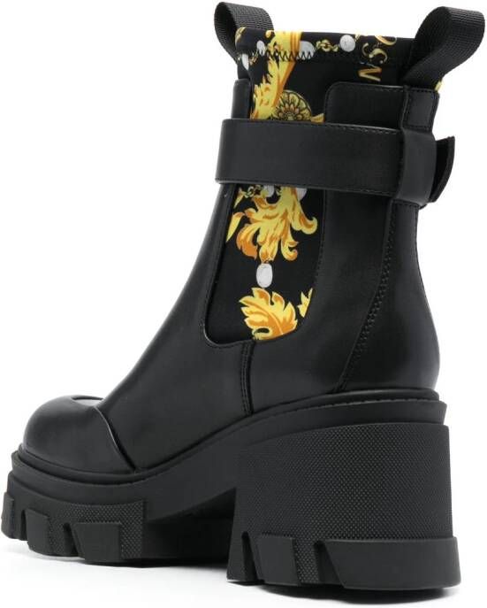 Versace Jeans Couture Sophie 85mm decorative-buckle boots Black