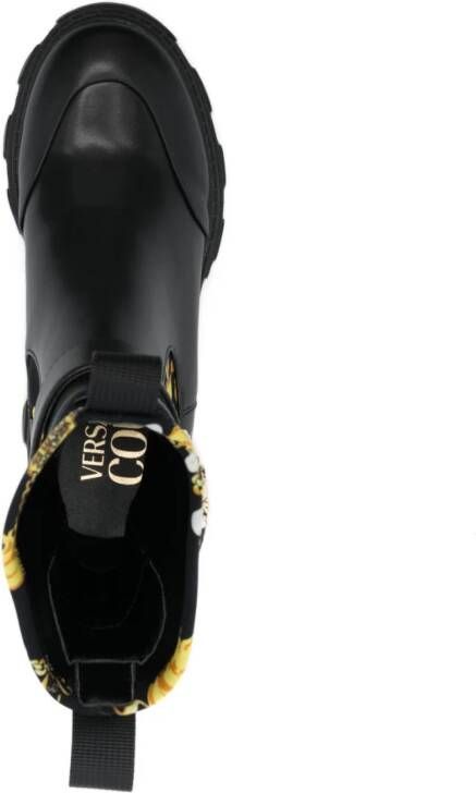 Versace Jeans Couture Sophie 85mm decorative-buckle boots Black
