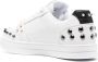 Versace Jeans Couture spiked stud-design leather sneakers White - Thumbnail 3
