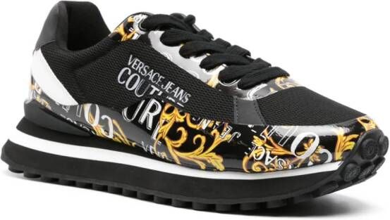 Versace Jeans Couture Spyke panelled sneakers Black