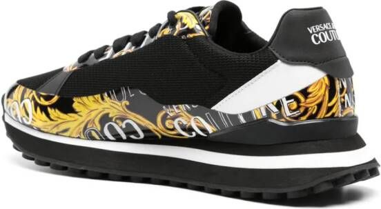 Versace Jeans Couture Spyke panelled sneakers Black