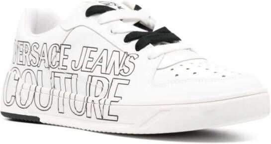 Versace Jeans Couture Starlight low-top leather sneakers White