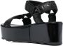 Versace Jeans Couture strappy platform sandals Black - Thumbnail 3