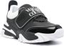 Versace Jeans Couture touch-strap leather sneakers Black - Thumbnail 2