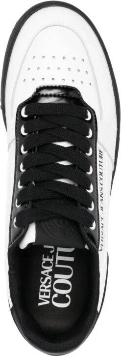 Versace Jeans Couture two-tone low-top sneakers Black