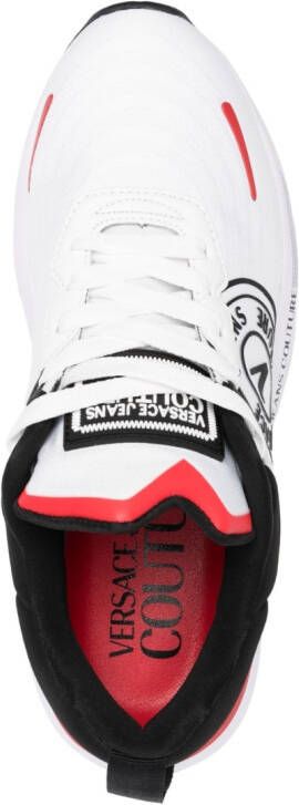 Versace Jeans Couture V Emblem lace-up sneakers White