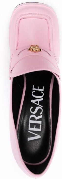 Versace Juno platform pumps Pink