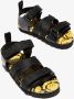 Versace Kids Barocco-print sandals Black - Thumbnail 2