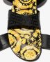 Versace Kids Barocco-print sandals Black - Thumbnail 5