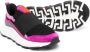 Versace Kids colour-block slip-on sneakers Black - Thumbnail 2