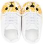 Versace Kids graphic-print leather trainers White - Thumbnail 3