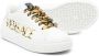 Versace Kids Greca leather low-top sneakers White - Thumbnail 2
