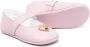 Versace Kids heart-plaque detail ballerina shoes Pink - Thumbnail 2
