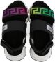 Versace Kids La Greca-print touch-strap sandals Black - Thumbnail 3