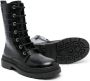Versace Kids La Medusa leather boots Black - Thumbnail 2