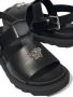 Versace Kids La Medusa leather sandals Black - Thumbnail 3