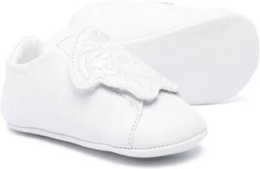 Versace Kids La Medusa slip-on sneakers White