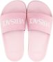Versace Kids logo-embossed flip flops Pink - Thumbnail 3