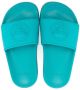 Versace Kids logo-embossed sliders Blue - Thumbnail 3