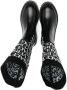 Versace Kids logo-jacquard tall boots Black - Thumbnail 3