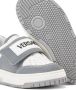 Versace Kids logo-print leather sneakers Grey - Thumbnail 4