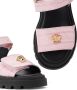 Versace Kids Medusa Head leather sandals Pink - Thumbnail 4