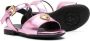 Versace Kids Medusa heart-plaque sandals Pink - Thumbnail 2