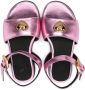 Versace Kids Medusa heart-plaque sandals Pink - Thumbnail 3