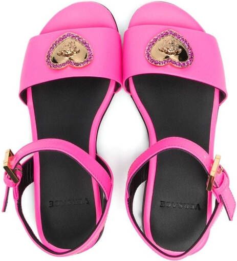 Versace Kids Medusa open-toe sandals Pink
