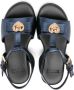 Versace Kids Medusa-plaque laminated sandals Blue - Thumbnail 3