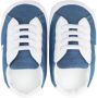 Versace Kids slip-on denim sneakers Blue - Thumbnail 3
