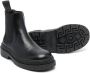 Versace Kids slip-on leather ankle boots Black - Thumbnail 2