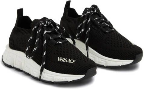 Versace Kids Trigreca low-top sneakers Black