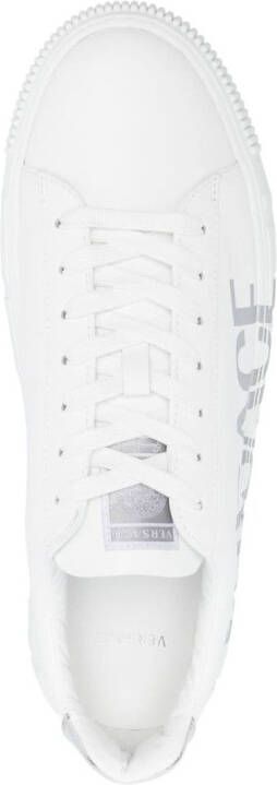 Versace La Greca logo-print sneakers White
