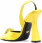 Versace La Medusa 105mm pumps Yellow - Thumbnail 3