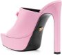 Versace La Medusa 140mm platform mules Pink - Thumbnail 3