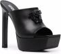 Versace La Medusa platform mules Black - Thumbnail 2