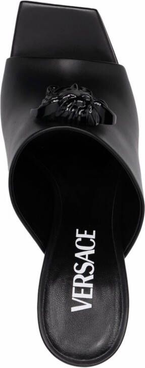 Versace La Medusa platform mules Black