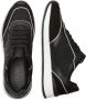 Versace logo-embroidered panelled sneakers Black - Thumbnail 3