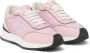 Versace logo-embroidered panelled sneakers Pink - Thumbnail 2