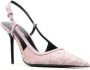 Versace Allover slingback pumps Pink - Thumbnail 2