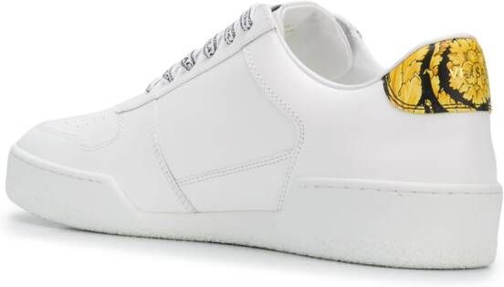 Versace logo lace-up sneakers White