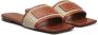 Versace Theia Barocco raffia slides Brown - Thumbnail 2