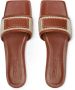 Versace Theia Barocco raffia slides Brown - Thumbnail 3