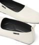 Versace Villa leather driver shoes White - Thumbnail 4