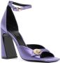 Versace Medusa 110mm satin sandals Purple - Thumbnail 2