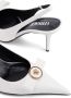 Versace Medusa '95 85mm leather pumps White - Thumbnail 4