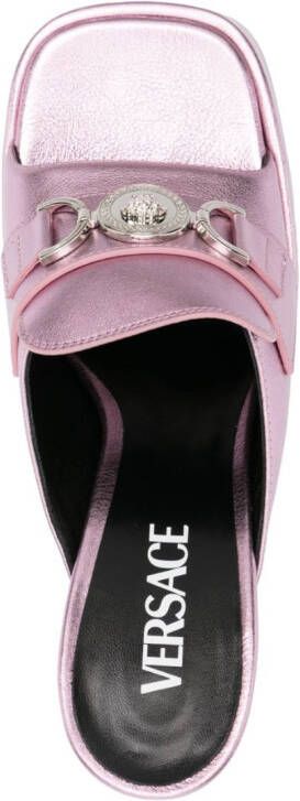Versace Medusa '95 platform sandals Pink
