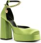 Versace Medusa Aevitas 125mm satin pumps Green - Thumbnail 2